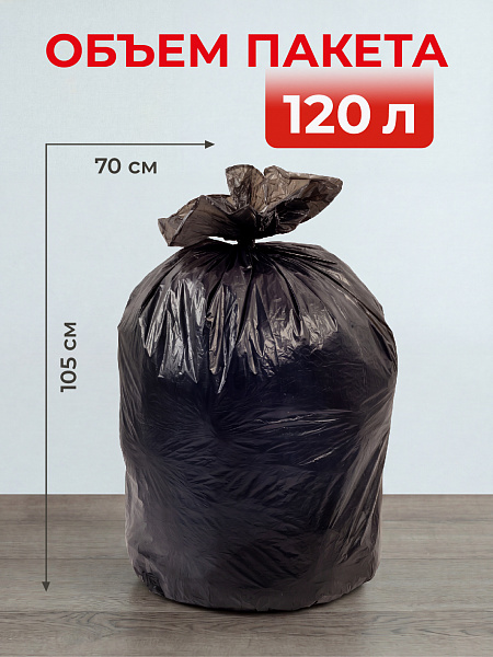 Пакеты для мусора Paclan Professional Оптима 120 л, 10 шт.