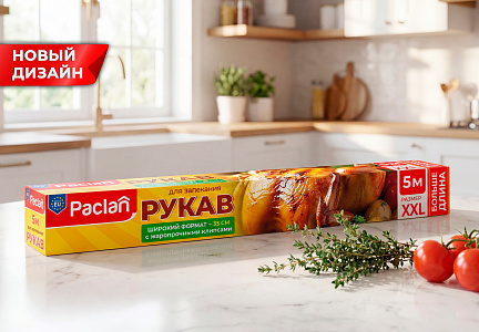 Рукав для запекания Paclan, xxl в обновленном дизайне
