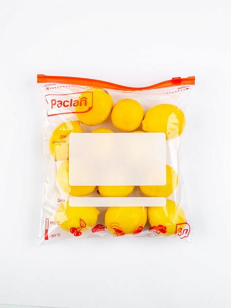 Пакеты c замком-застежкой Paclan, 3 л, 10 шт.