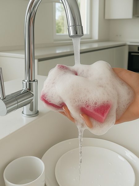 Губки для посуды Paclan, 2 шт._NEW