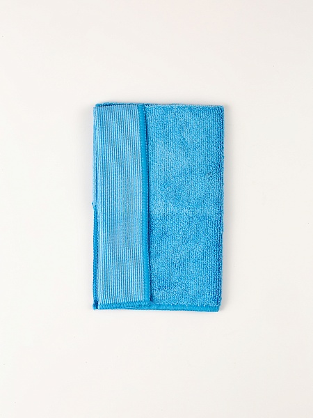 Салфетка из микрофибры Paclan De luxe 2 в 1, 30х30 см, 1 шт.