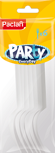 Вилки пластиковые Paclan Party Every Day, 6 шт.