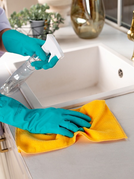 Салфетки из микрофибры Paclan De luxe, 32х32 см, 2 шт.