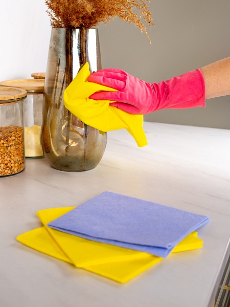 Салфетки вискозные Paclan Soft Universal, 38х38 см, 3 шт.