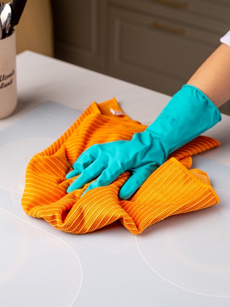 Салфетка из микрофибры для пола Paclan De luxe 2 в 1, 50х60 см, 1 шт.