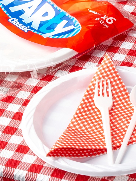 Тарелки пластиковые Paclan Party Сlassic, 23 см, 6 шт.